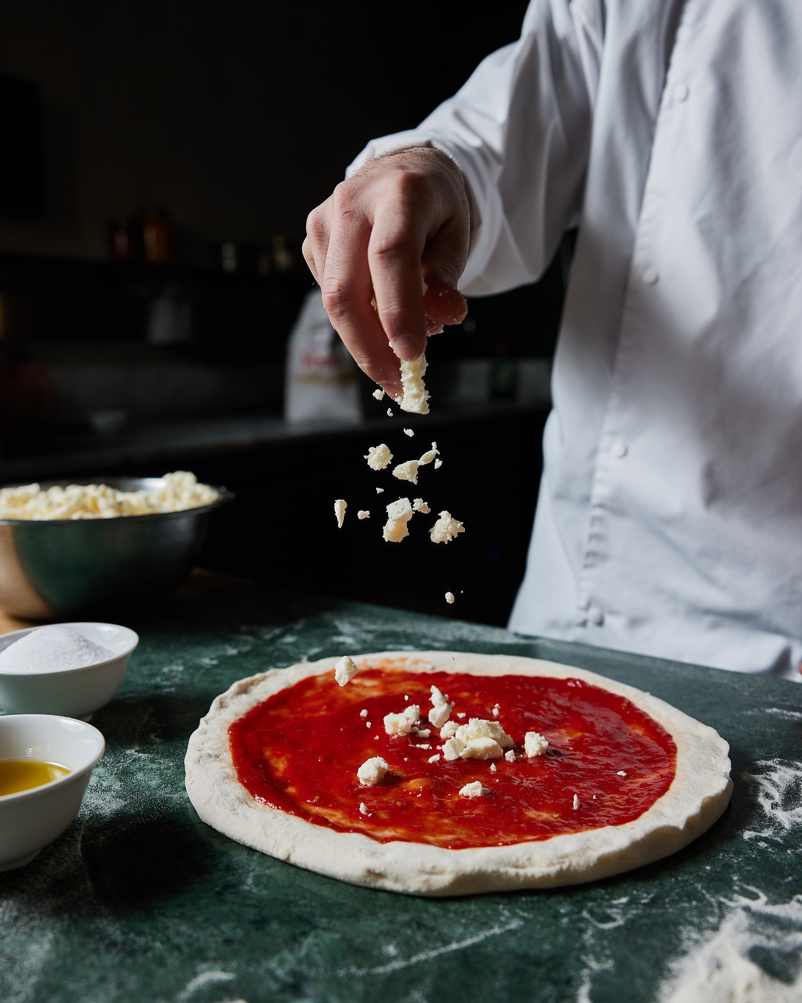 Pizza Preparation at Diluca. image